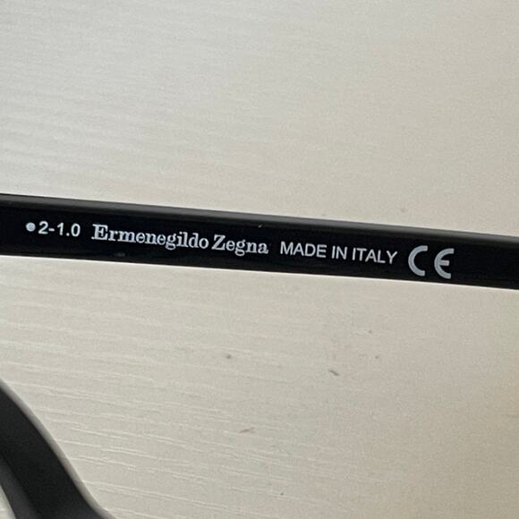 ERMENEGILDO ZEGNA EZ5186-F 001 Black Plastic Eyeglasses Frame - Picture 9 of 9